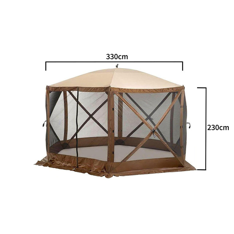 Hexagon Camping Screen House & Rooms